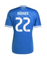 Real Madrid Antonio Rudiger #22 Alternativní Dres 2025-26 Krátký Rukáv